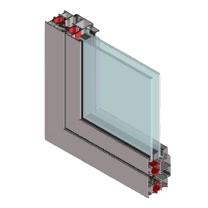 پنجره دوجداره آلومینیومی ترمال بریک